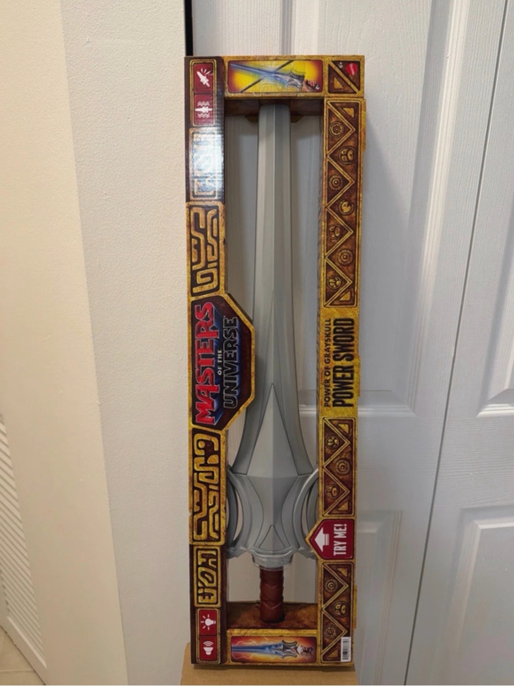 Mattel Masters of the Universe Gray and Brown Power Sword
